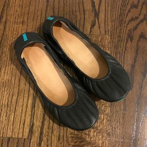 Matte Black Tieks Flats